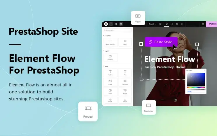 Download Element Flow PrestaShop Site Builder for PrestaShop