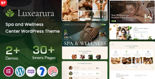 Download Luxearura Spa and Wellness Center WordPress Theme