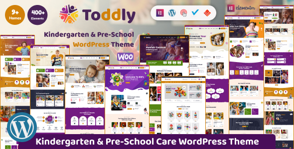Download Toddly Kids & Kindergarten WordPress Theme
