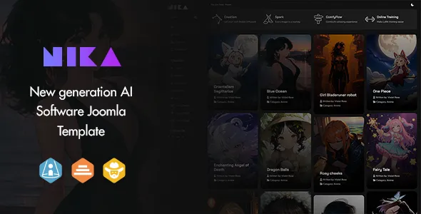 Download Nika - AI Software Joomla Template