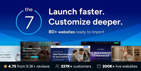 Download The7 Classic WordPress & WooCommerce Theme